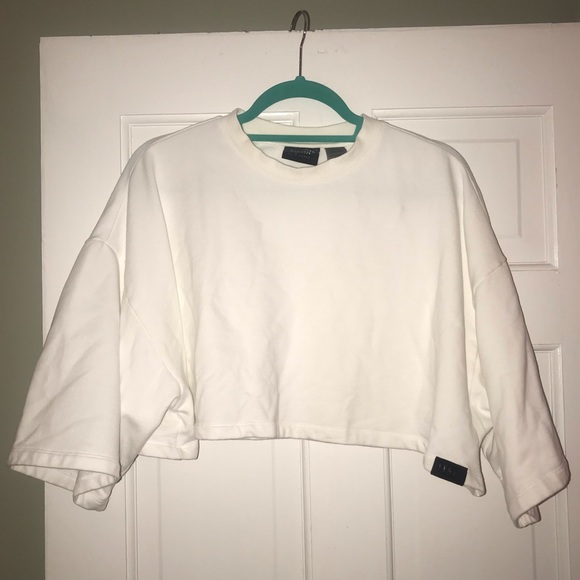 Puma Tops - Puma Rihanna Fenty cropped white sweatshirt, M